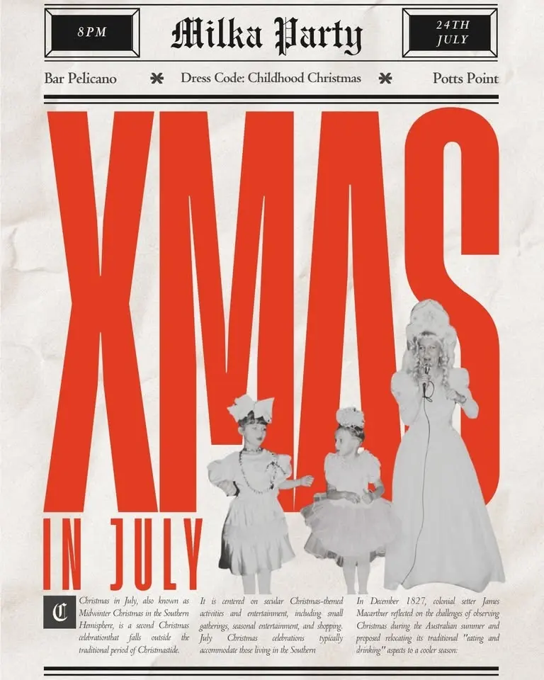 Milka Party - Xmas in July