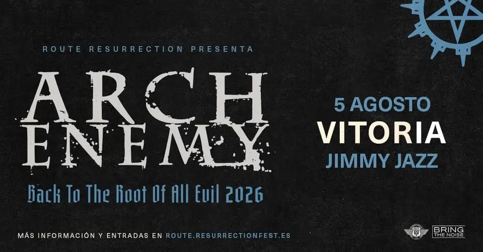 Route Resurrection: Arch Enemy (Vitoria-Gasteiz, 2026)
