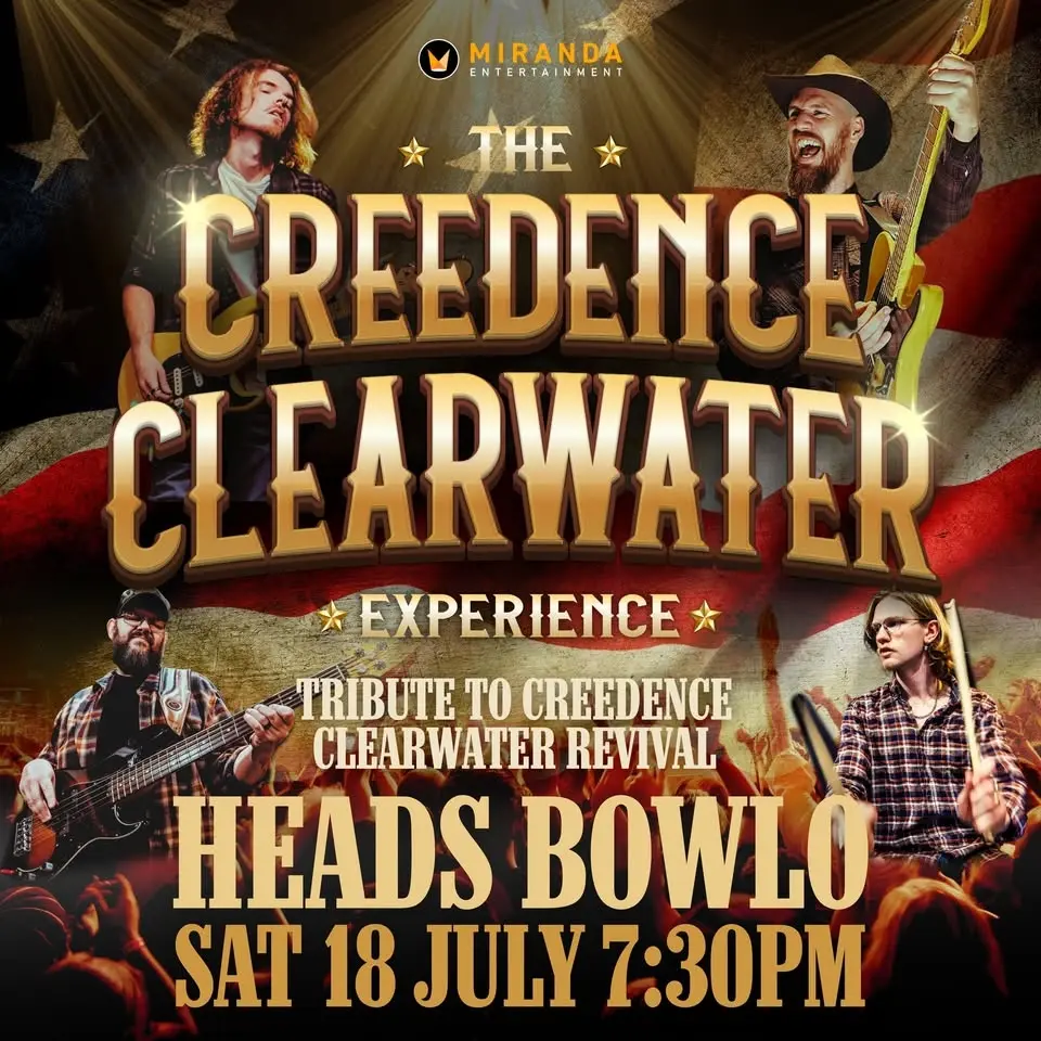 HEADS BOWLO | THE CREEDENCE CLEARWATER EXPERIENCE