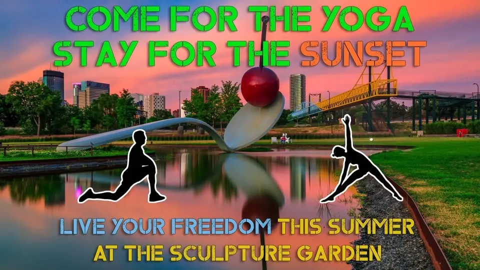 Thursday Sunset Yoga at the Sculpture Garden