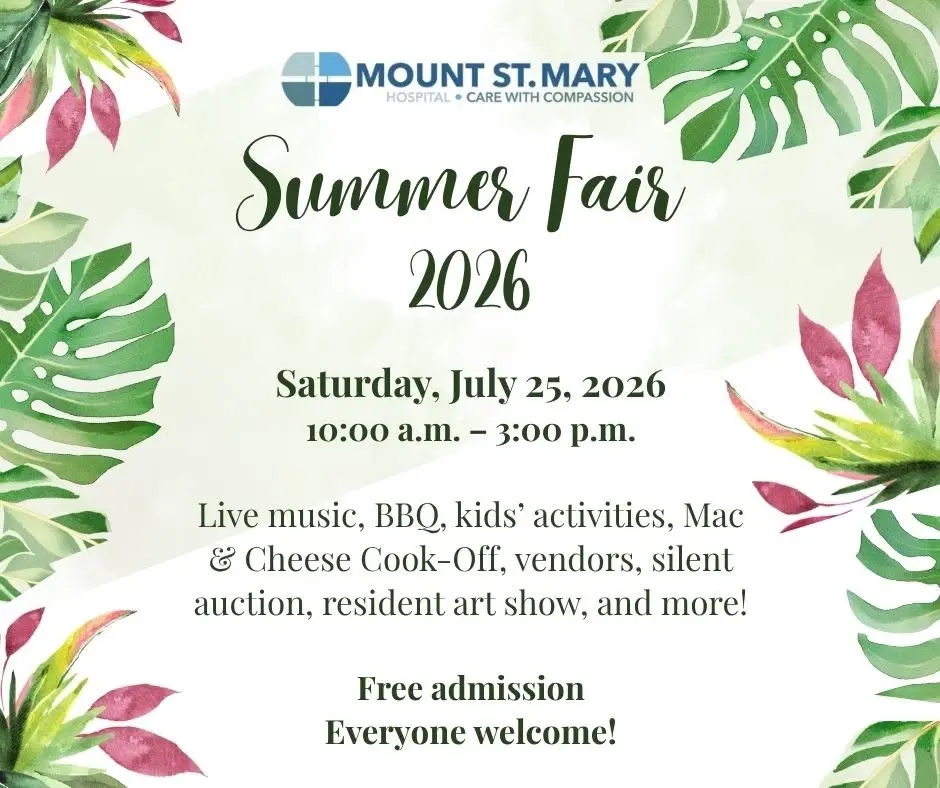 Summer Fair 2026 at Mount St. Mary Hospital