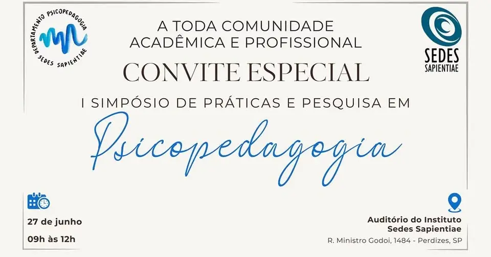 I Simpósio de Práticas e Pesquisa em Psicopedagogia