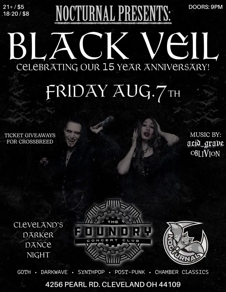 NOCTURNAL: BLACK VEIL - 15 YEAR ANNIVERSARY! 