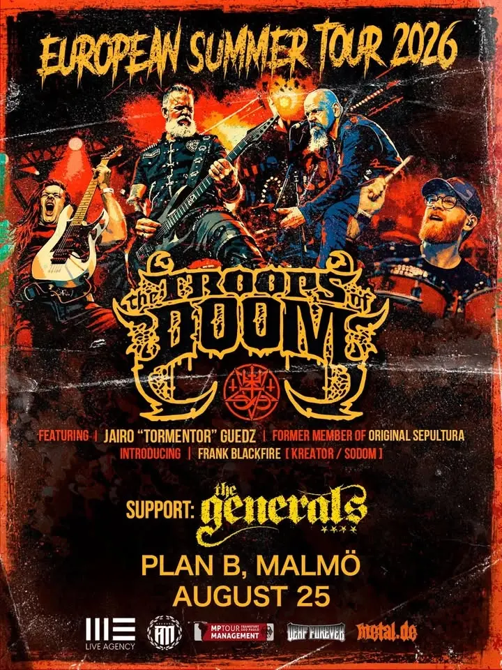 The Troops of Doom / The Generals // Live at Plan B – Malmö