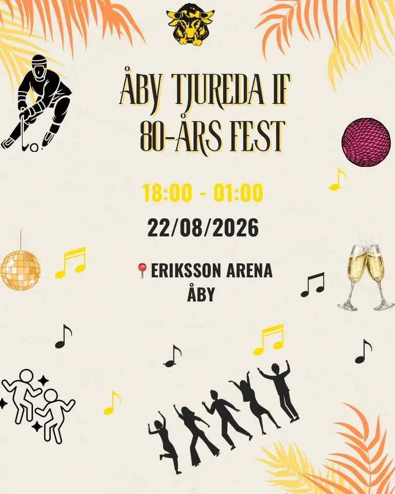 Åby Tjureda if 80-årsfest