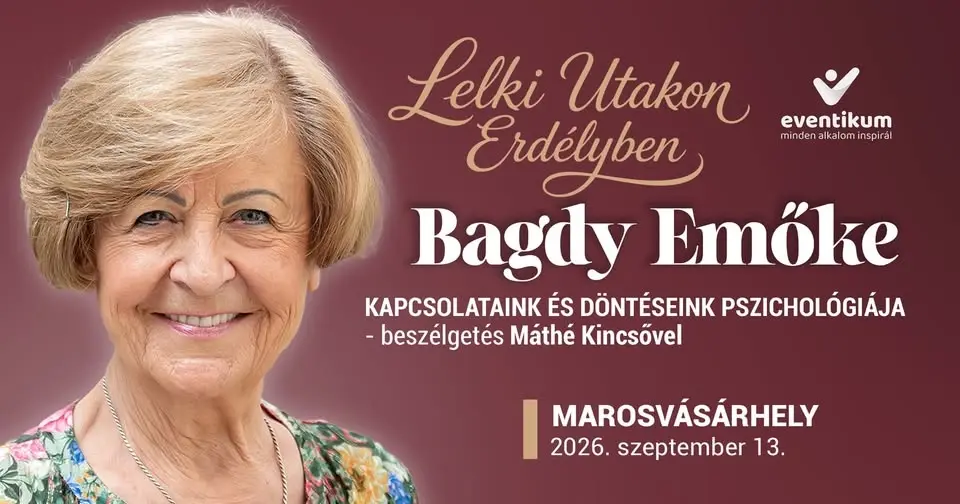 Bagdy Emőke Marosvásárhelyen! | Lelki utakon Erdélyben