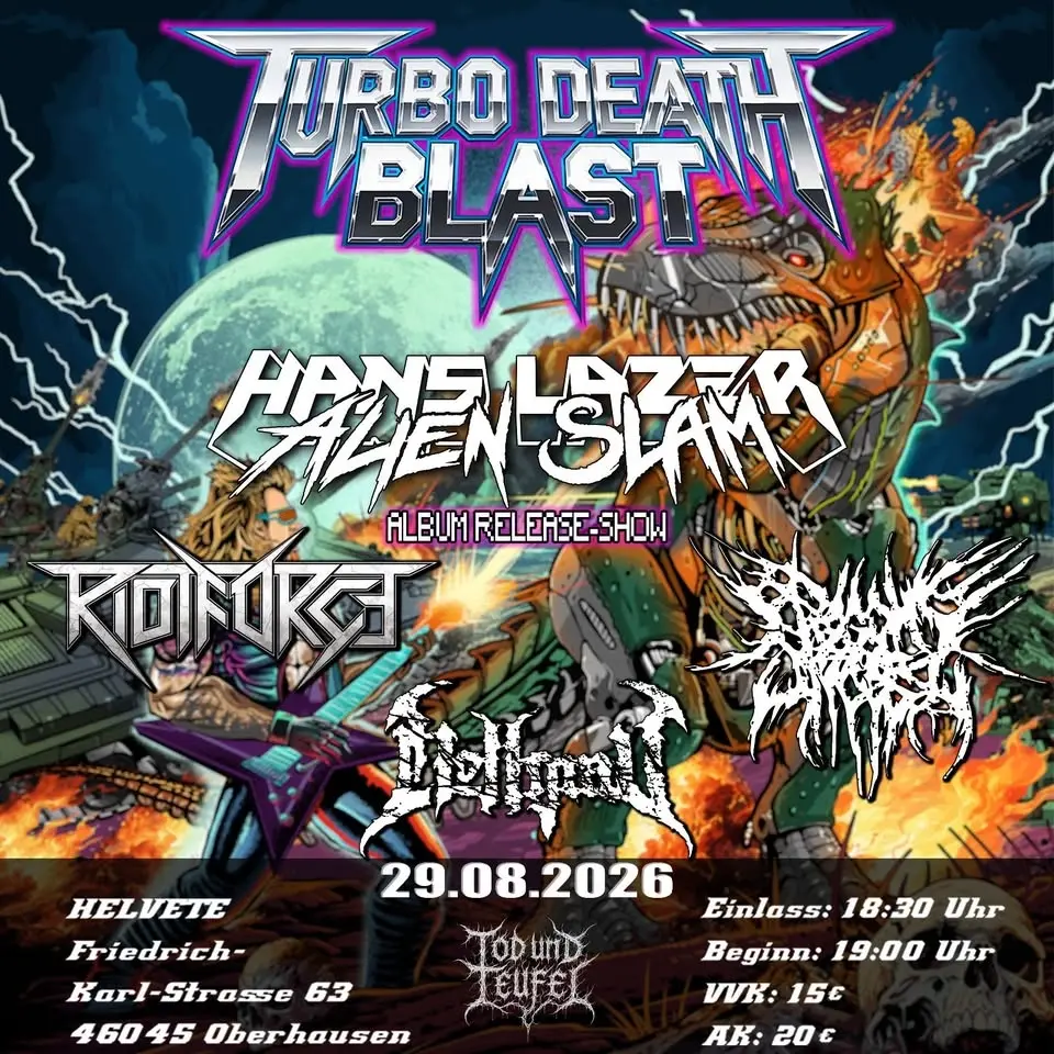 TURBO DEATH BLAST | HANS LAZER ALIEN SLAM ALBUM RELEASE SHOW