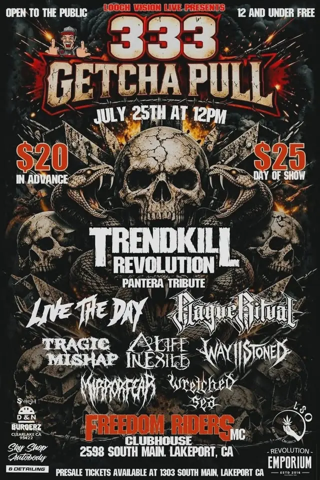 Wretched Sea at 333 GETCHA PULL