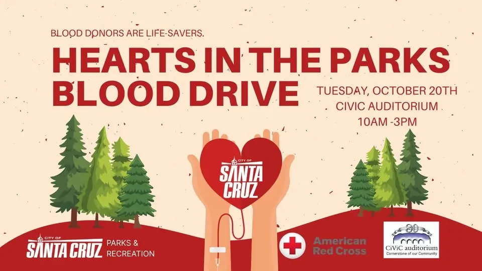 Hearts in the Parks Blood Drive- October
