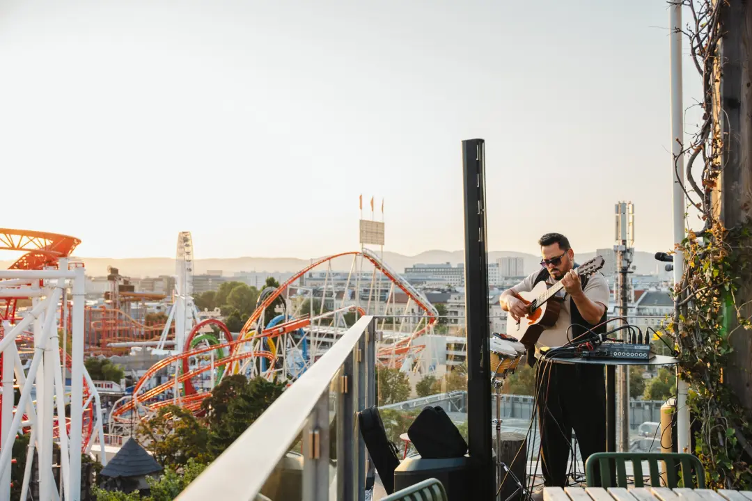 Rooftop Open Mic Night