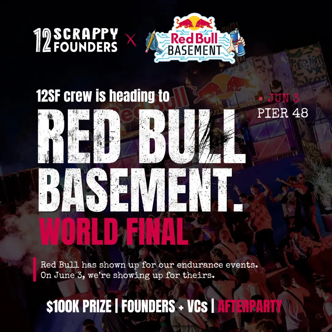 Red Bull Basement World Final with 12 Scrappy Founders
