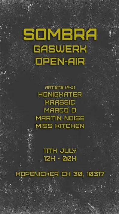 Sombra Gaswerk Open Air