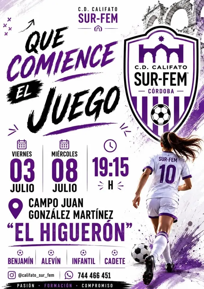 Jornadas captación fútbol femenino