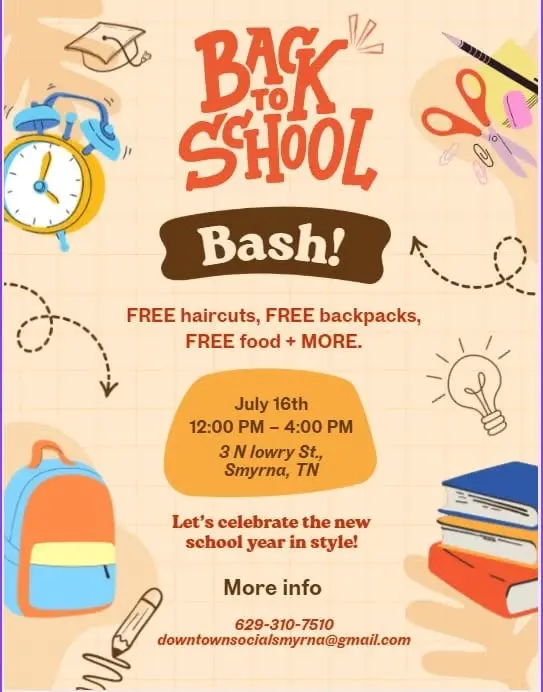 Back To School Vendor Event