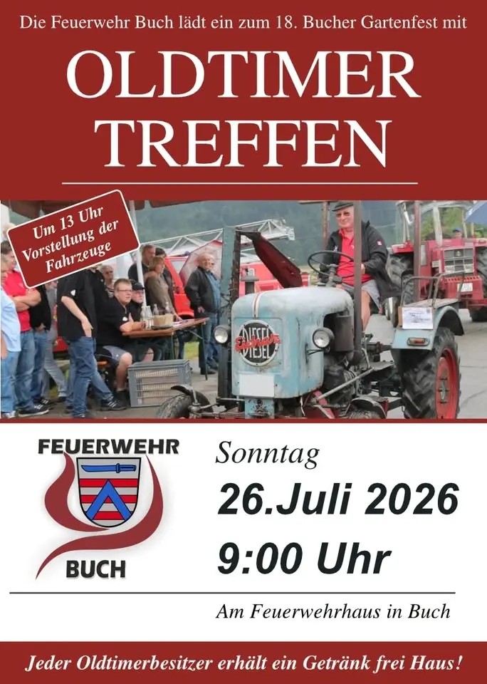 18. Bucher Gartenfest mit Oldtimertreffen