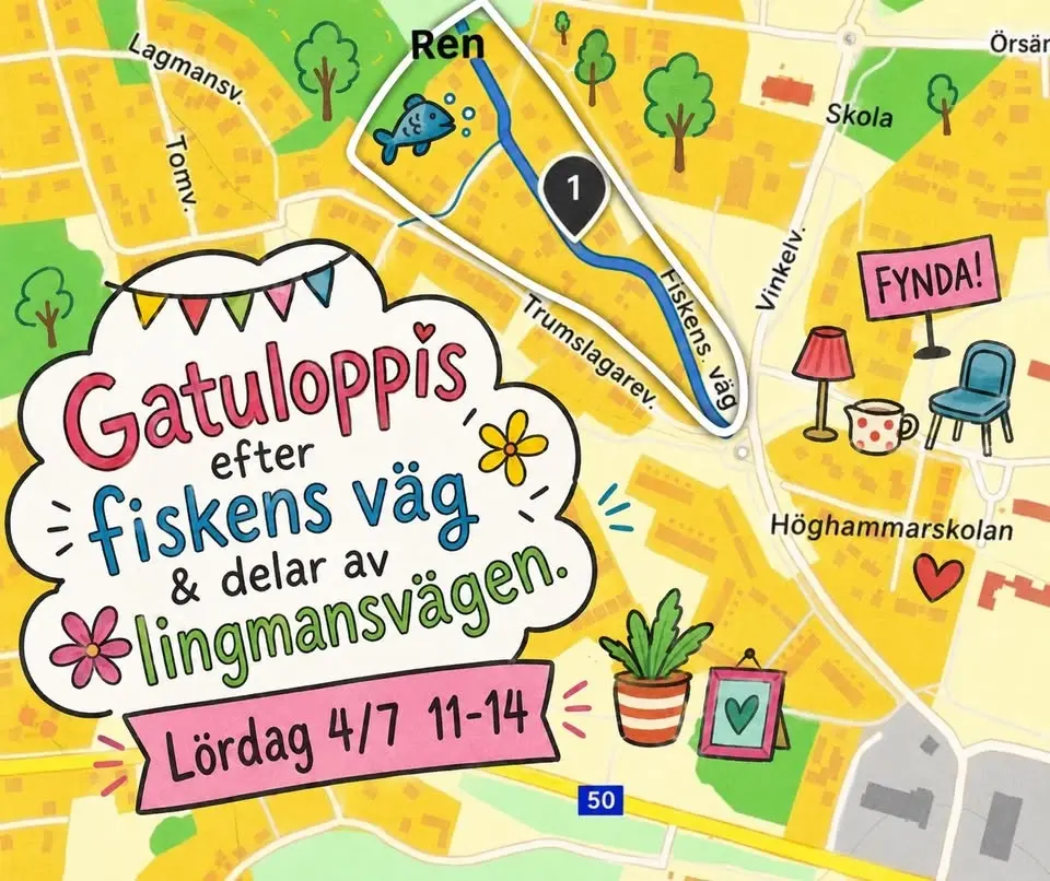 🌸Gatuloppis efter Fiskens väg & delar av Lingmansvägen 🌸