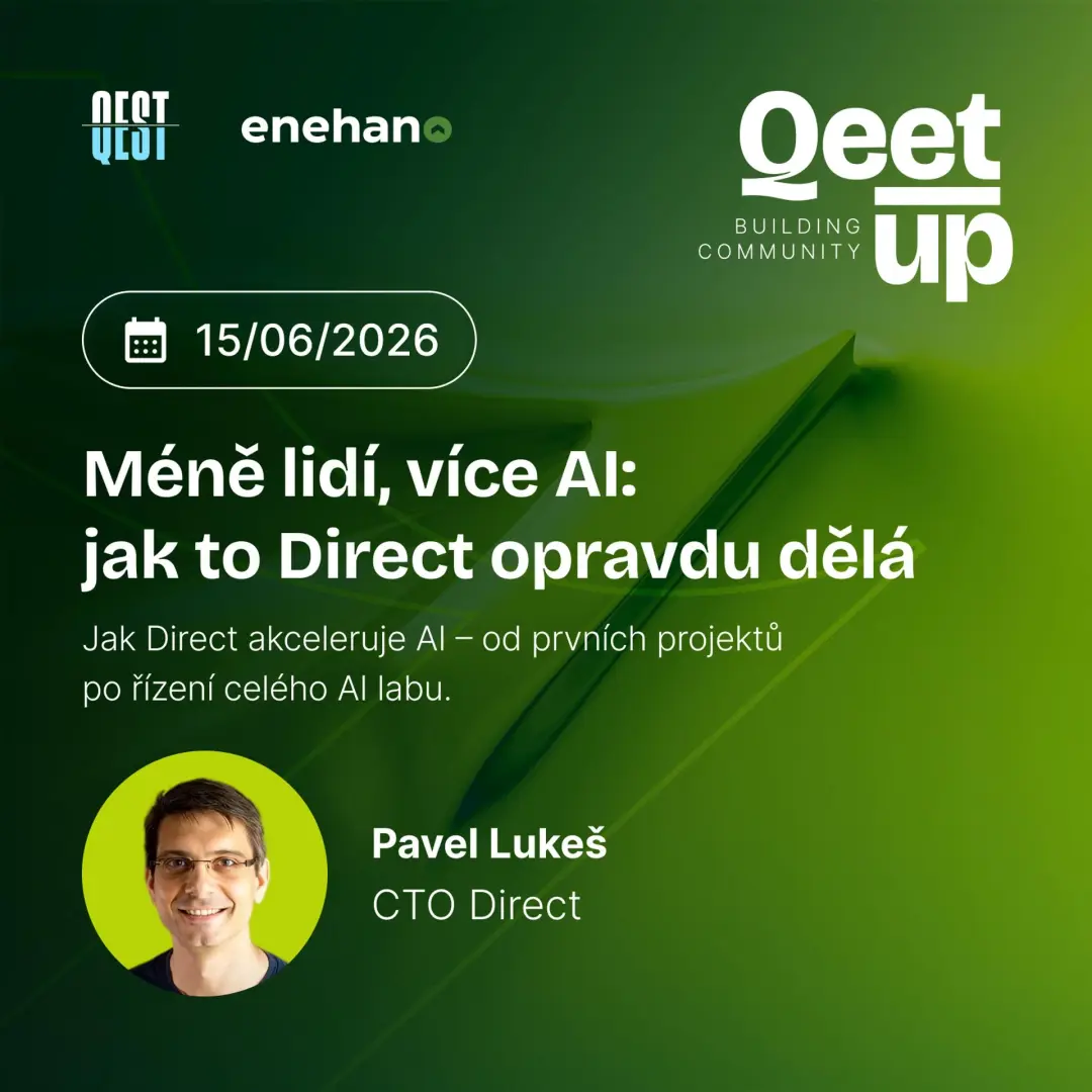 Méně lidí, více AI: jak to Direct opravdu dělá