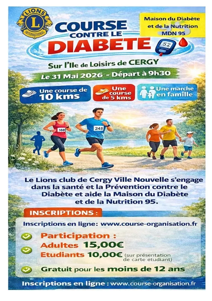 COURSE CONTRE LE DIABETE