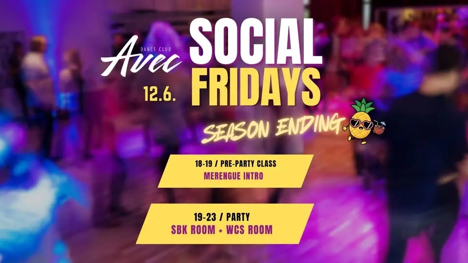 Social Fridays Season Ending Party // 12.6. - Merengue Intro