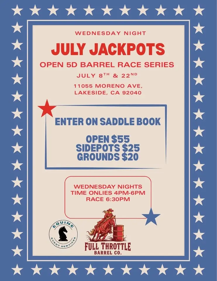 $250 added Wednesday Night July Jackpots