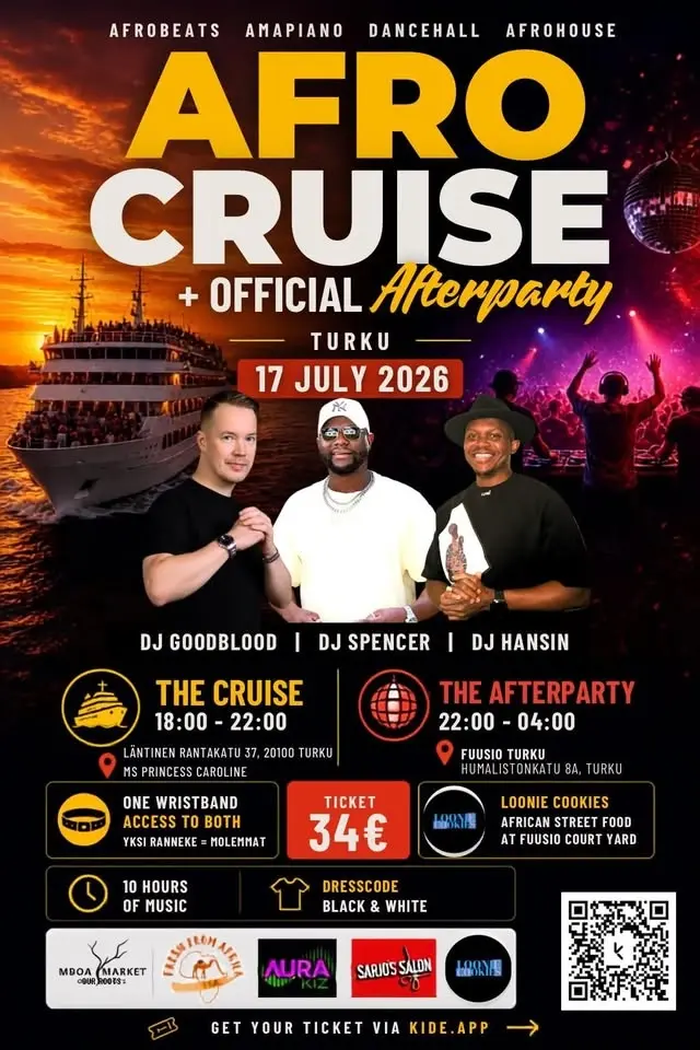 Afro Cruise Turku + Afterparty