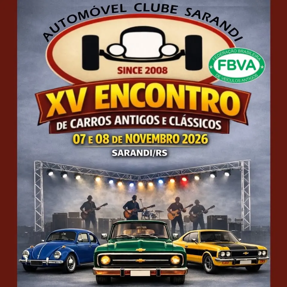 XV Encontro de Carros Antigos e Clássicos