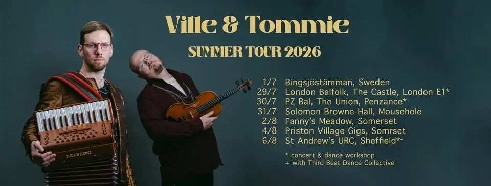Ville & Tommie - Concert, Workshop & Dance