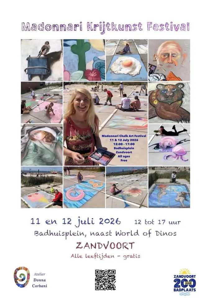 Madonnari Krijtkunst Festival Zandvoort 2026