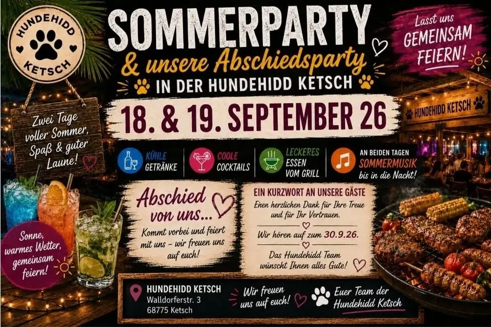 Sommer und Abschiedsparty