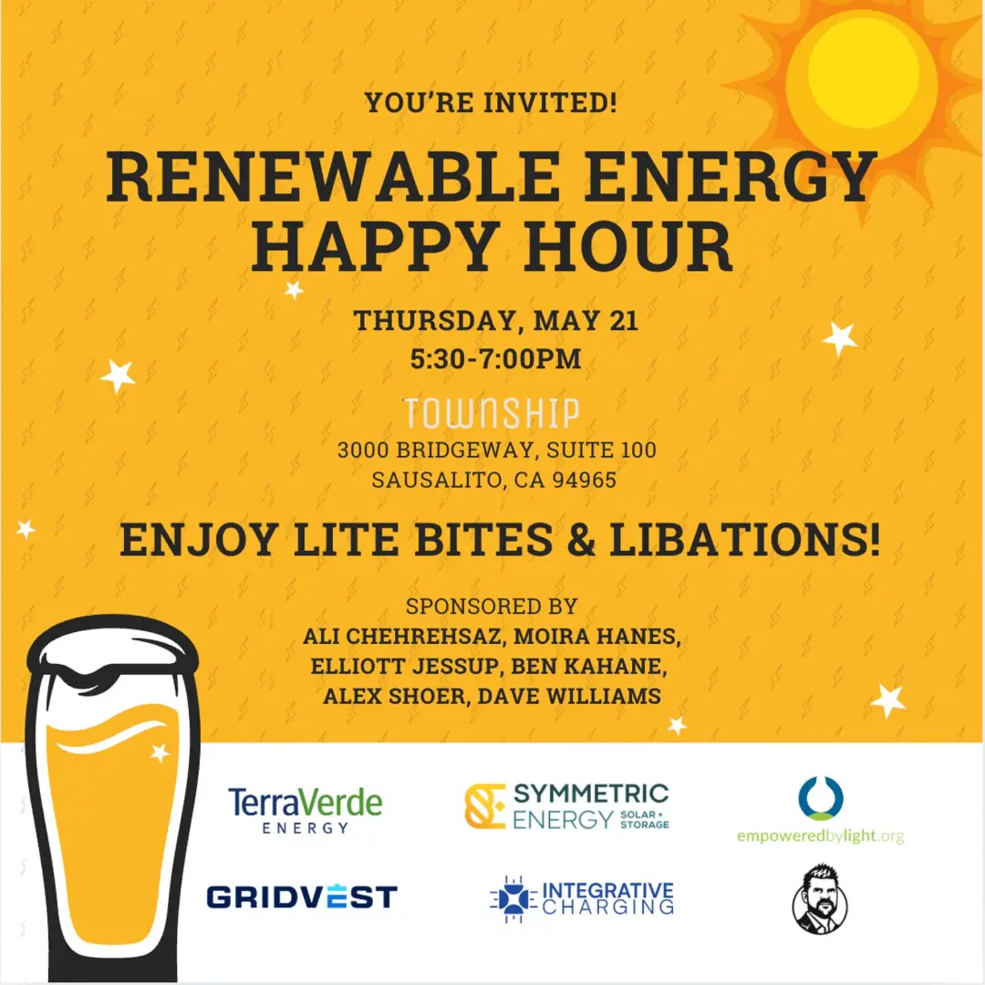 May 21 Renewable Energy Happy Hour