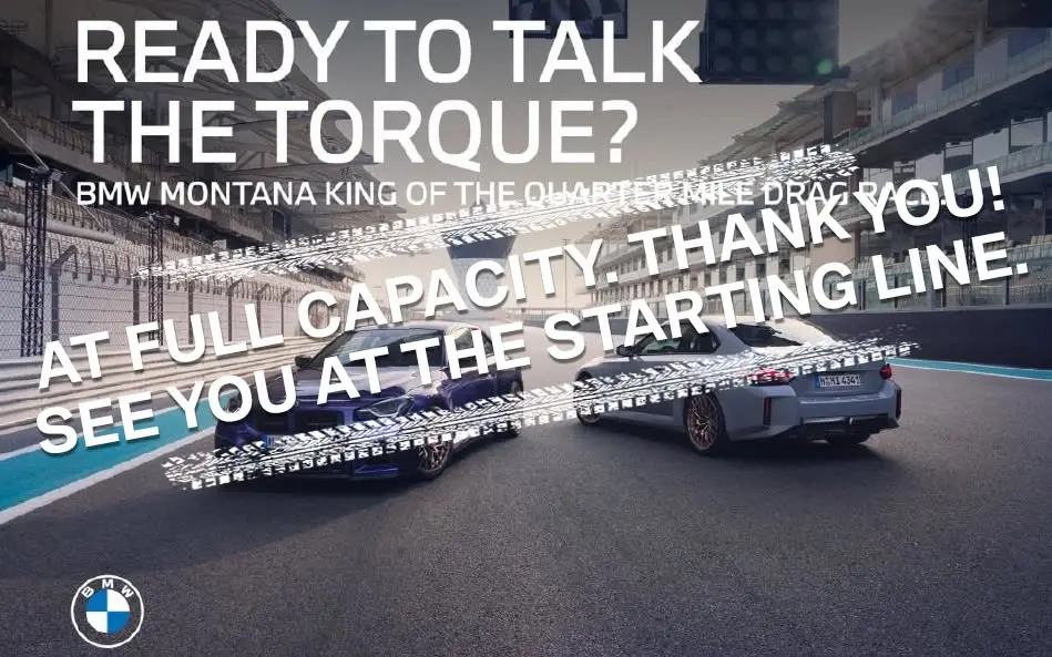 Fully Booked - BMW Montana - King of the Quarter Mile Drag Race
