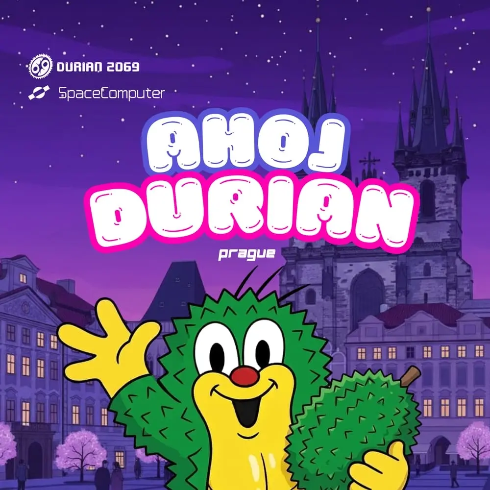 Ahoj Durian! The Most Pungent and Spikey Event during ETHPrague
