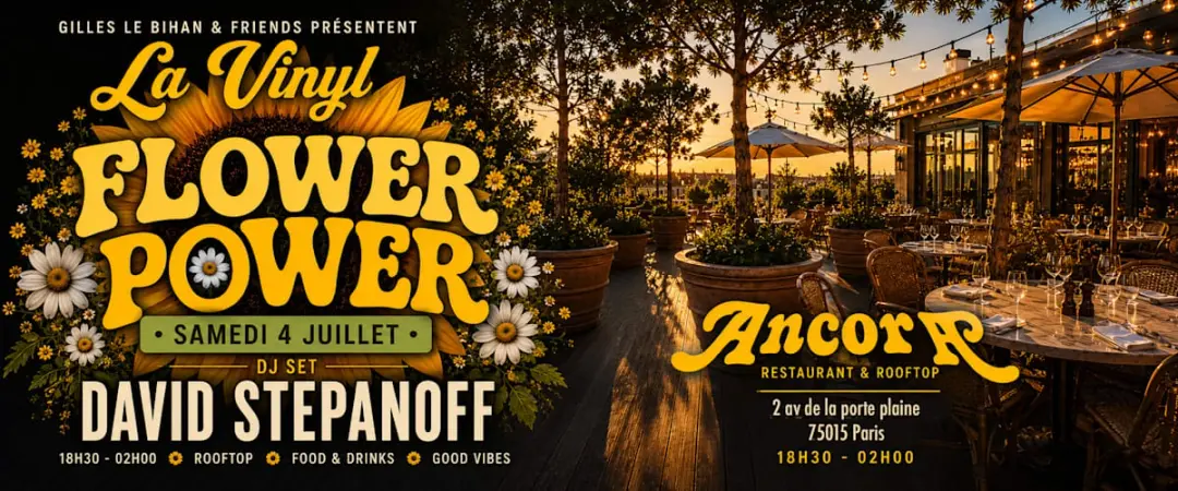 La Vinyl Sur Le Rooftop De L'ancora Samedi 4 Juillet