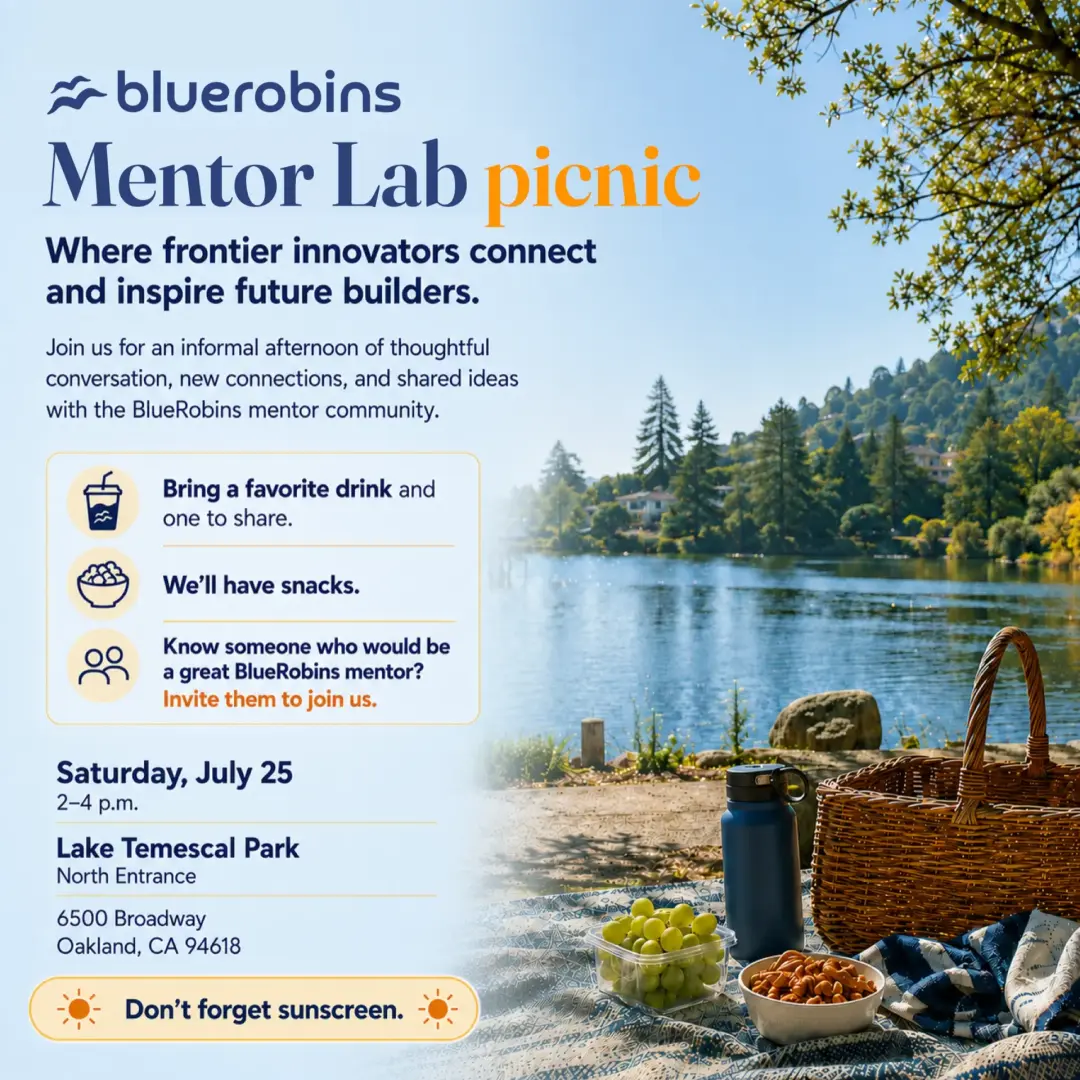 BlueRobins Mentor Lab 🧺 Picnic, July 25