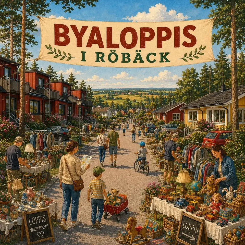 Byaloppis i samband med Röbäcksdagen