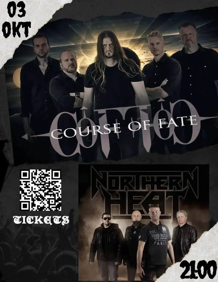 COURSE OF FATE // NORTHERN HEAT på Ray's Bar