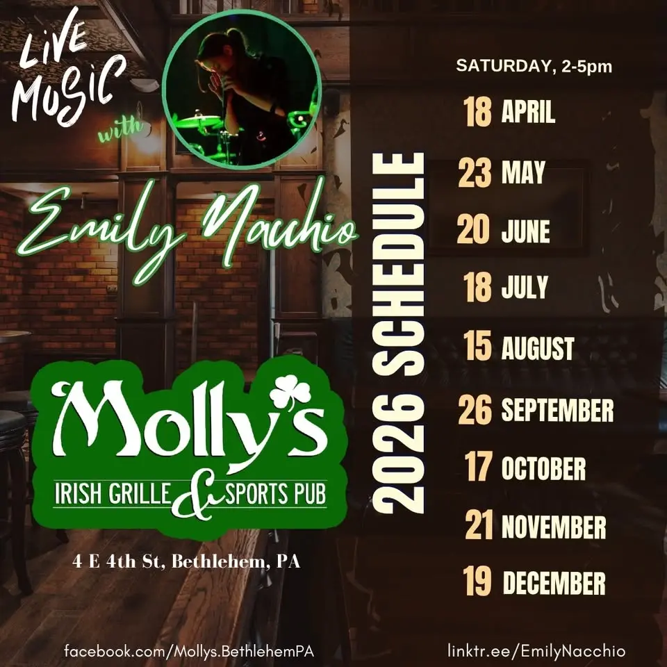 LIVE MUSIC at Molly's Pub with Emily Nacchio