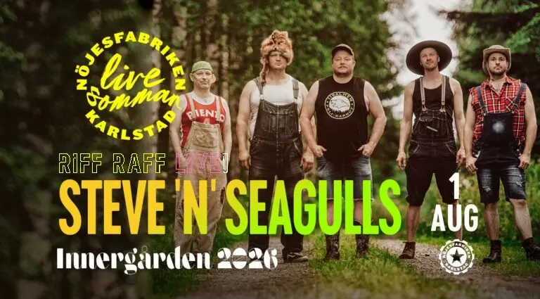 Steve'n'Seagulls | Live på Innergården