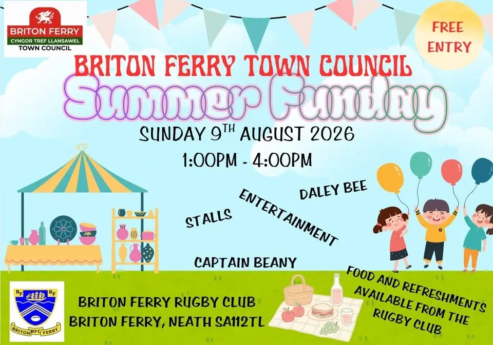 Briton Ferry Town Council Sumer Funday 2026
