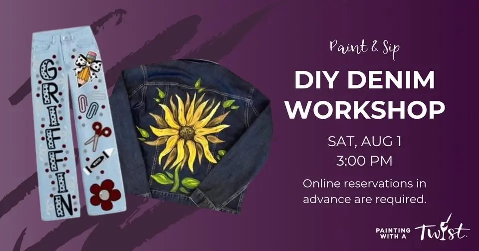 Paint & Sip - DIY Denim Workshop