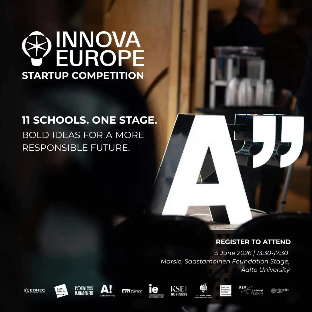 INNOVA Europe Summit 2026: Student Pitch Competition Grand Final