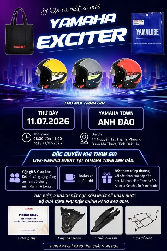 Ra mắt xe Exciter 2026