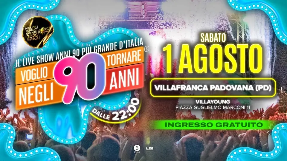 Voglio Tornare Negli Anni 90 ® • Villafranca Padovana (PD)