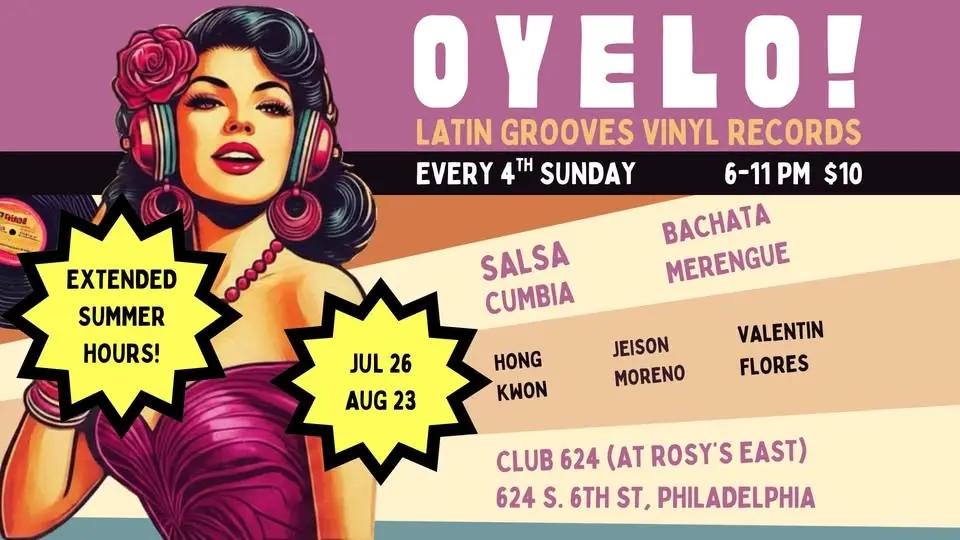 OYELO! July Edition - Latin Vinyl Grooves