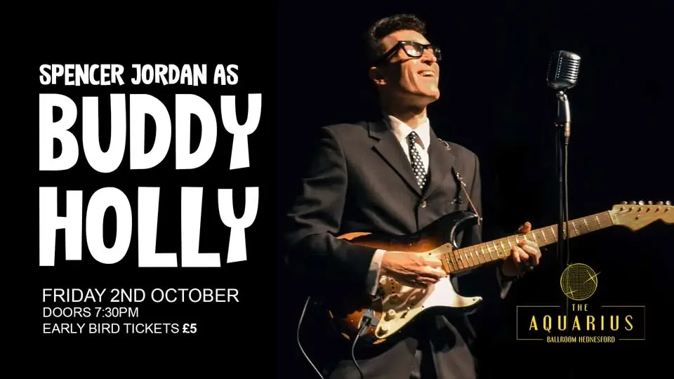 Spencer Jordan is BUDDY HOLLY