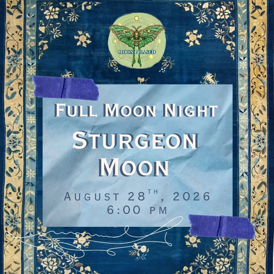 August Full Moon Night: Sturgeon Moon 