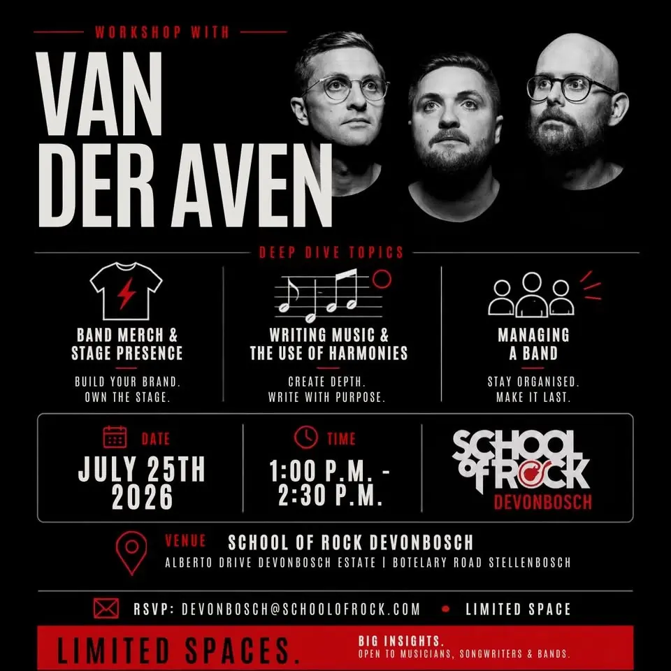 Van Der Aven | School Of Rock Workshop