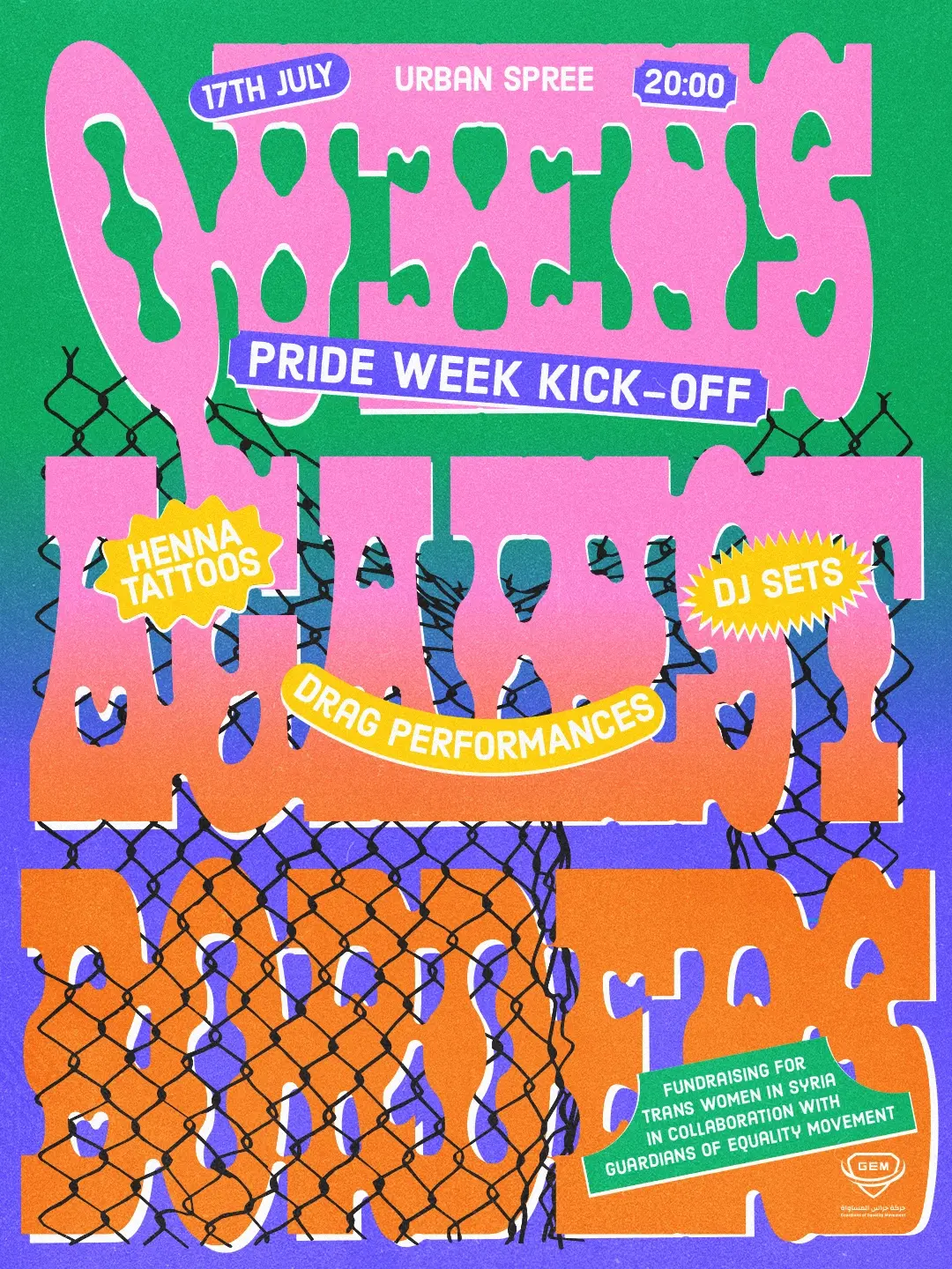 Queens Against Borders: Pride week kick-off Fundraiser