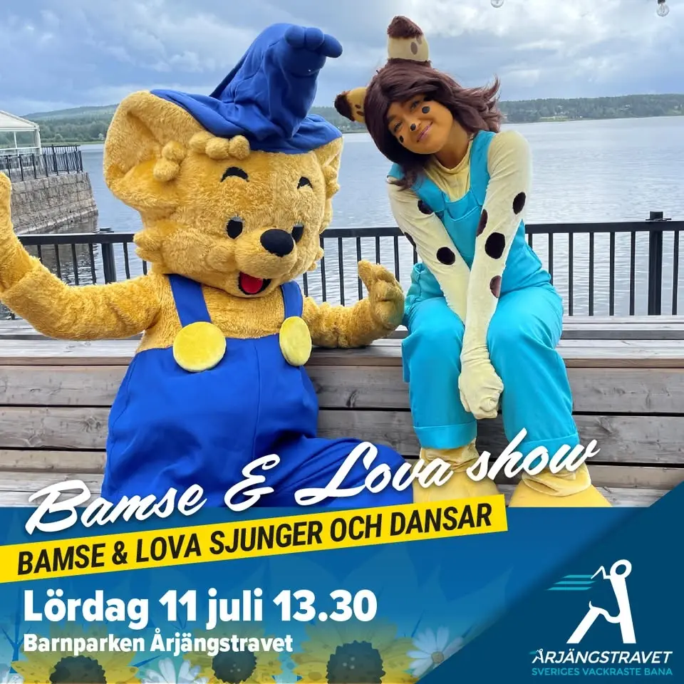 BAMSE-Show på Årjängstravet under Stortravet lördag 11 juli
