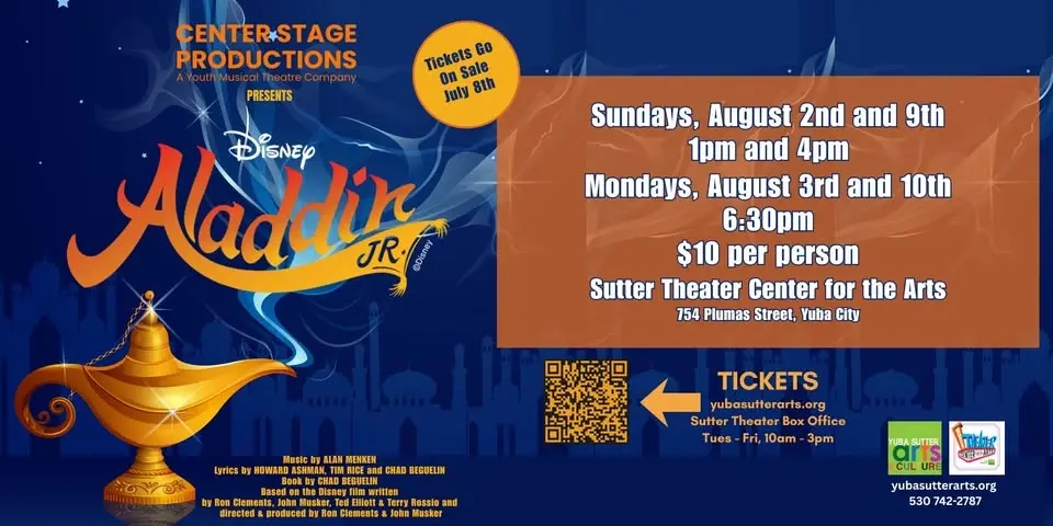 Center Stage Production's Presents Disney's Aladdin Jr.